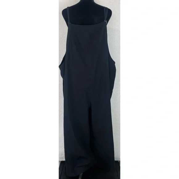 (NWT) YESNO • Chic Black Sleeveless Square-Neck Wide Leg Jumpsuit, 4XL - Picture 11 of 16